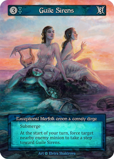 Guile Sirens — ilustração de Elvira Shakirova