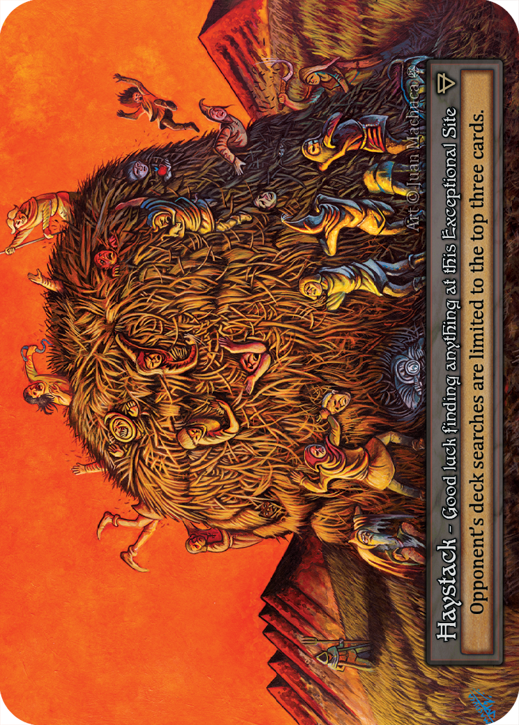 Haystack — ilustração de Juan Machuca