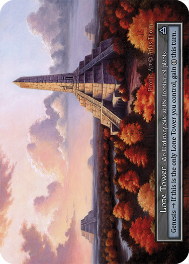 Lone Tower — ilustração de Atlas Thorn