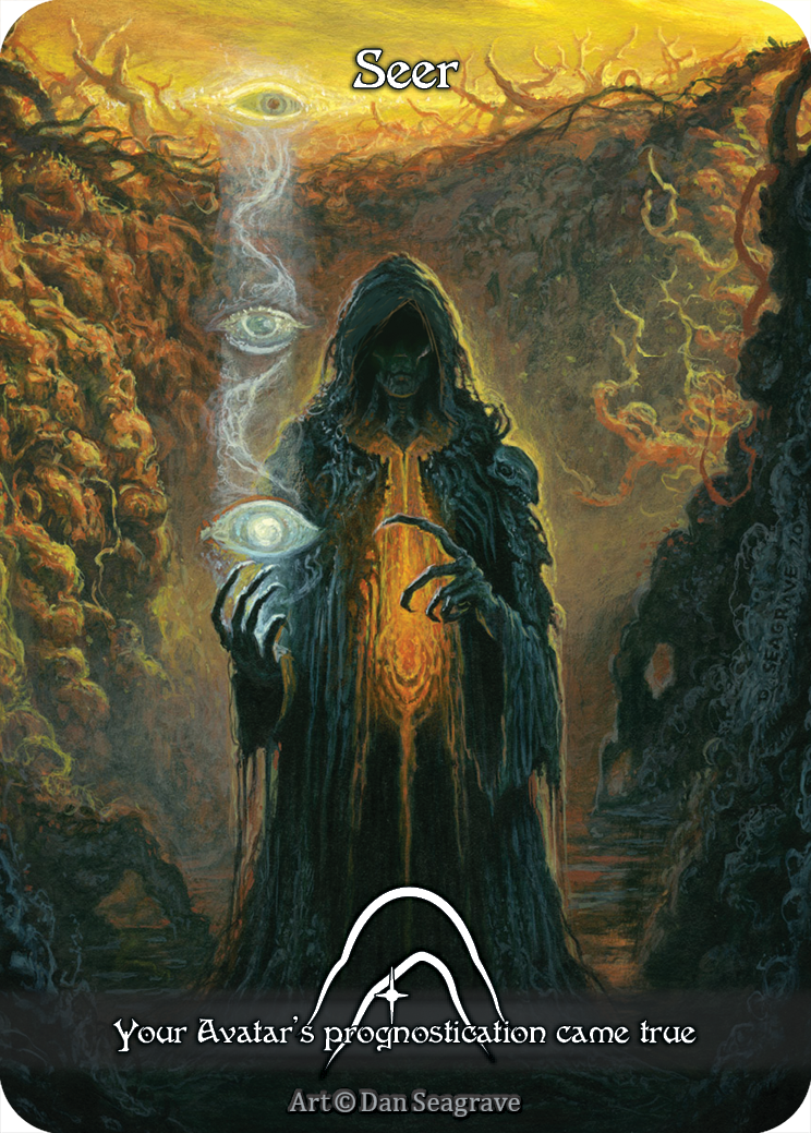 Seer — ilustração de Dan Seagrave