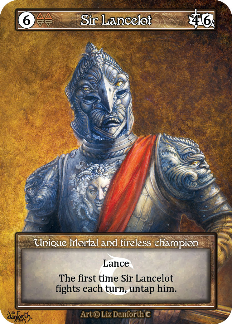 Sir Lancelot — ilustração de Liz Danforth