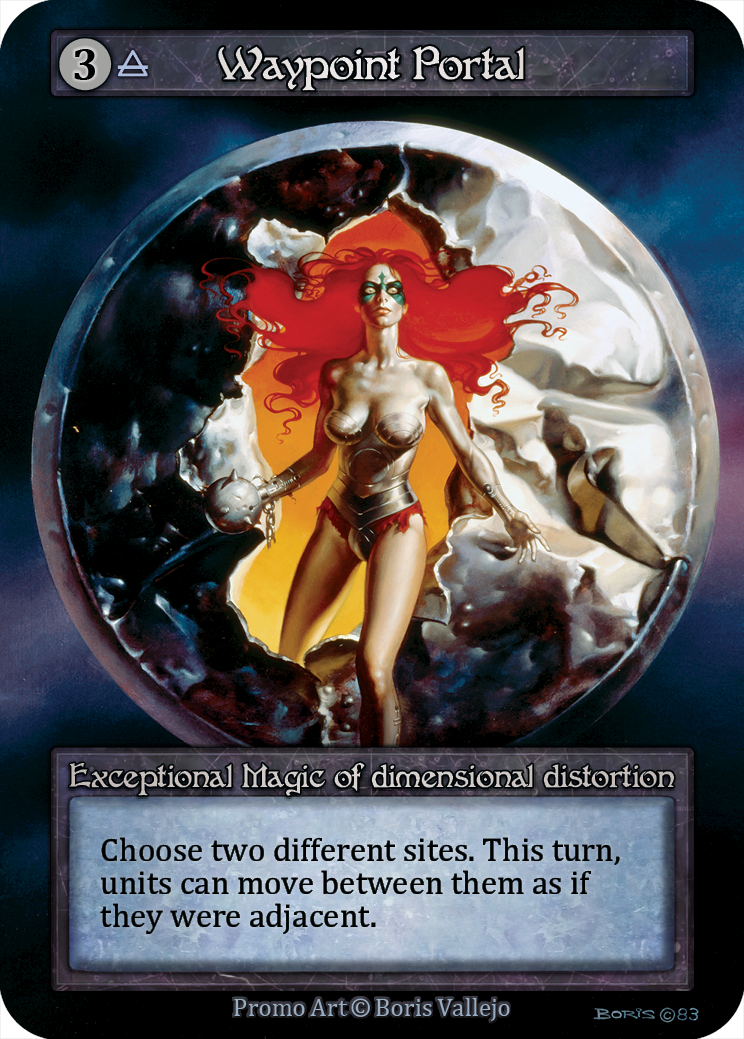 Waypoint Portal — ilustração de Boris Vallejo
